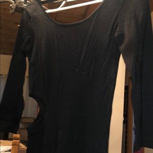 Bebe black knee length dress Never worn